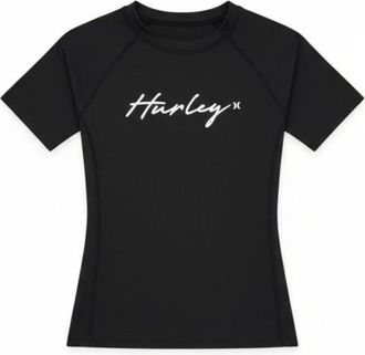 Hurley Rash S/S Tee Lycra f&uuml;r Damen | schwarz