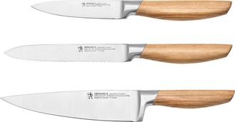 J.A. Henckels International Pakka 3-pc Starter Knife Set