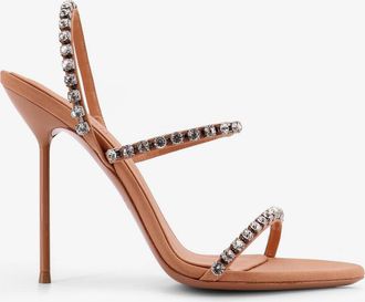 PARIS TEXAS Sandali Lidia in raso con dettaglio cristalli - PARIS TEXAS - gender_Woman
