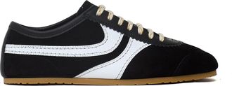 Dries Van Noten Suede Calfskin Leather Sneakers