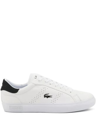 Lacoste Powercourt 2.0 sneakers - men - Rubber/Fabric/Leather - 10.5 - White