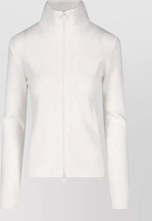 Courr&egrave;ges merino wool fitted jacket
