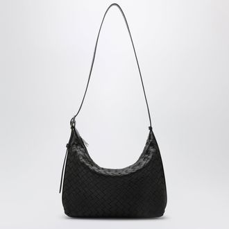Bottega Veneta Small Traveler hobo bag in deer leather, espresso