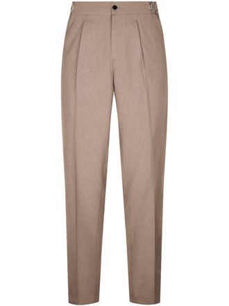 Cellar Door Tailored Beige Trousers with Pleated Front