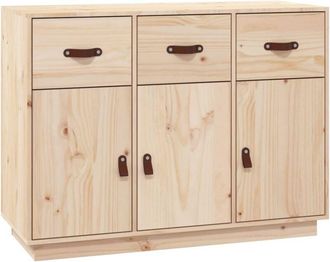 vidaXL Aparador Madera Maciza De Pino 100x40x75 Cm Vidaxl