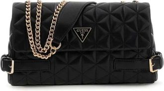 Guess Paisleigh Convertible - Dames - Schoudertassen - Zwart - ONE Size - Polyester - Tassen