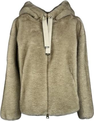 Herno Melange Alternatieve Nertsbont Bomberjack - Dames - Jassen - Geel - M - Polyester - Jassen