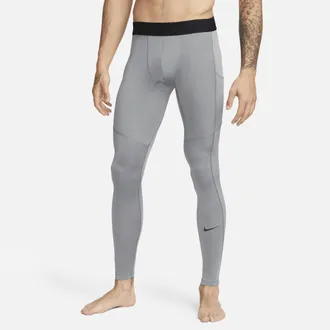 Nike Mens Nike Pro Dri-FIT Fitness Tights in Grey | FB7952-084