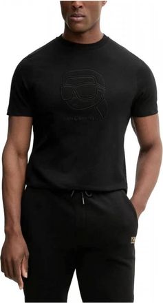 Karl Lagerfeld T-Shirt - Heren - T-shirts - Zwart - XL - Katoen - Tops