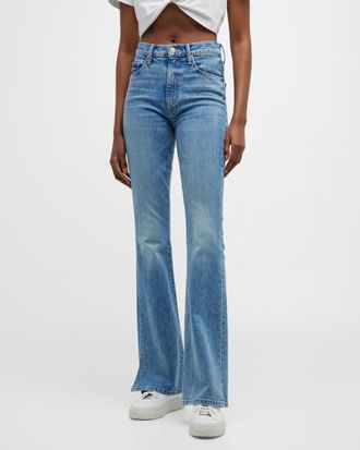 Mother The High Waisted Weekender Heel Jeans