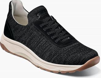 Florsheim Mens Satellite Knit Slip On Sneaker In Black