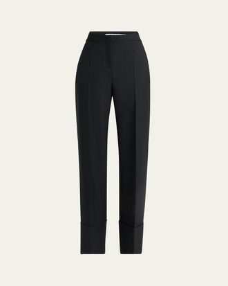 【Valentino】 High-riseウールアンドシルクパンツ Valentino Garavani Pants − Sale: up to −90% | Stylight
