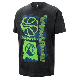 Nike Minnesota Timberwolves Courtside Nike Mens NBA Max90 T-Shirt in Black | II3951-011