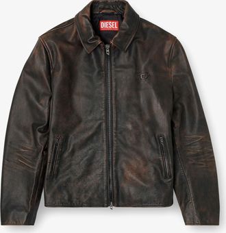 Diesel L-Amar-Wrd leather jacket - DIESEL - gender_Man
