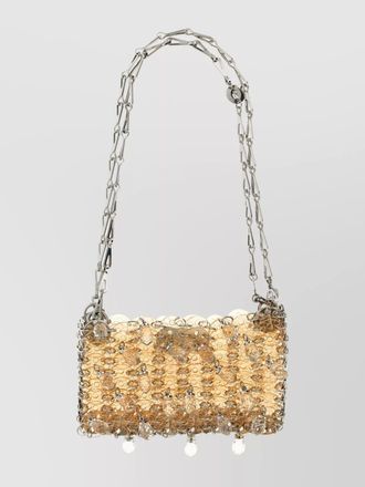 Paco Rabanne 1969 chain mail nano acetate shoulder bag