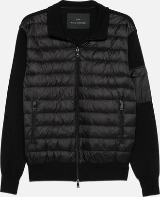 Paul & Shark Paul & Shark Mens TECH WOOL HYBRID JACKET - Black - Size: 42/Regular