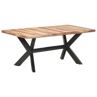 vidaXL Vidaxl - Mesa De Comedor De Madera Acacia Acabado Miel 180x90x75 Cm