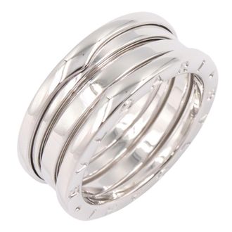 Bulgari Silver White Gold (18K) Band Ring (Pre-Owned)