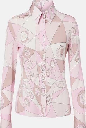 Pucci Occhi satin jersey shirt