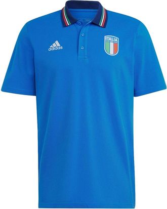 adidas Italy Polo Shirt Blue HT2181