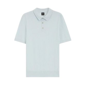 HUGO BOSS Tops, Heren, Blauw, M, Polo Shirts