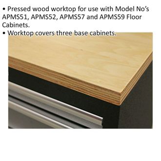 Loops 2040mm Pressed Wood Worktop for ys02633 ys02634 ys02639 & ys02641 Cabinets