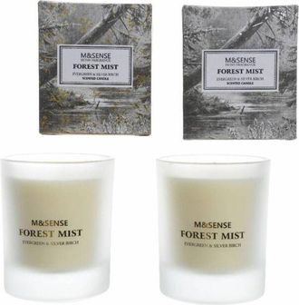 OEM 6 X Vela De Cristal 38h Cm.8,5x8,5x10