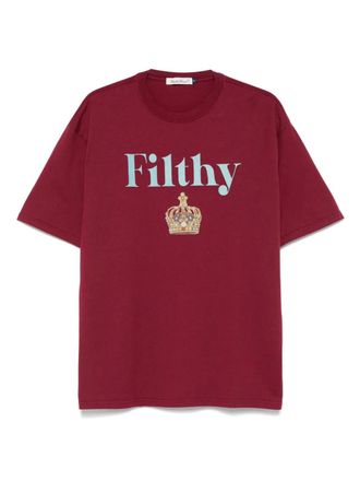 Undercover slogan-print T-shirt - men - Cotton - 3 - Red