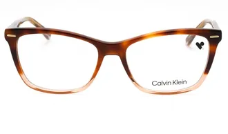 Calvin Klein CK21501 Rectangular Acetate Eyeglasses - Brown