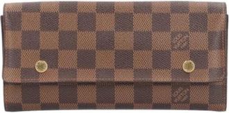 Louis Vuitton Pre-owned Long wallet (bi-fold) - Heren - Vintage Accessoires - Bruin - ONE Size - Vintage