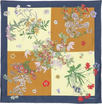 Mantero 1902 Floral-print Square Scarf