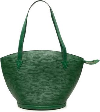 Louis Vuitton Pre-owned Saint Jacques GM Schoudertas - Dames - Vintage Schoudertas - Groen - ONE Size - Leer - Vintage
