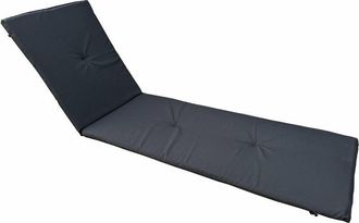 Habitat et Jardin Habitat Et Jardin - Coj&iacute;n Para Tomar El Sol De Madera Ex&oacute;tica - Negro