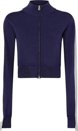 Pinko Pinko, Dames, Sweatshirts & Hoodies, Blauw, Maat: XS Viscose