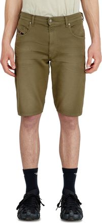 Diesel Slim shorts in coloured denim - Denim short pants - Man - Green