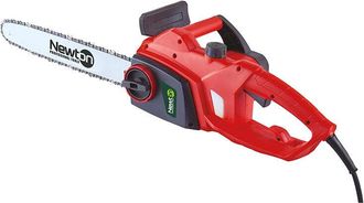 Newton Elettrosega 2400w, lunghezza barra 45 cm, auto lubrificante, tasto sicurezza, giri 7000/min