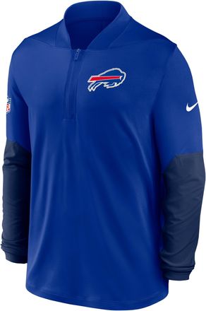 Nike Buffalo Bills Feel The Pressure Nike Mens Dri-FIT NFL 1/2-Zip Top in Blue | 03BA0D6N81-RZB