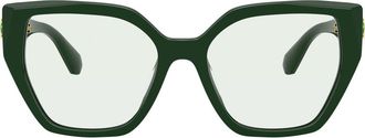 Swarovski 56mm Irregular Sunglasses in Dark Green /Transition Green at Nordstrom