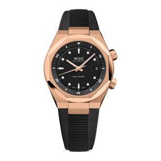 Mido Multifort 8 Two Crowns - Dames - Horloges - Zwart - ONE Size - Accessoires