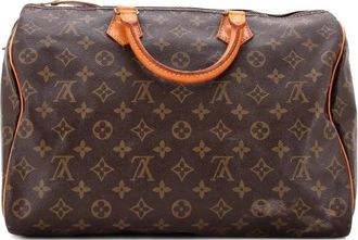 Louis Vuitton Speedy Handbag Monogram Canvas 35 satchel - Bruin