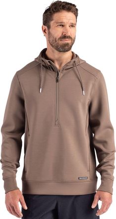 Cutter & Buck Roam Epic Versatility Half Zip Recycled Mens Hooded Pullover