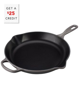 LE CREUSET 11.75In Signature Iron Handle Skillet With $25 Credit