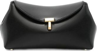 Toteme Clutch met T-slot - Zwart