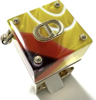 Dior Metal Plastic Band Ring (Pre-Owned)