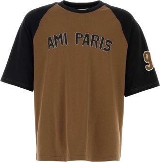 Ami Ami Brown Cotton Oversize T Shirt