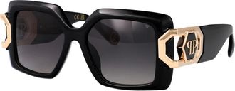Philipp Plein Hera Zonnebrillen - Dames - Accessoires - Zwart - Maat: 52 MM
