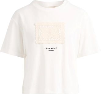 Max Mara Mujer, Camisetas, Blanco, Talla: M