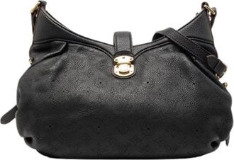 Louis Vuitton Pre-owned Mahina XS - Dames - Vintage Schoudertas - Zwart - ONE Size - Leer - Vintage