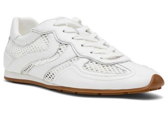 Steve Madden Abbie Womens Shoes White Leather Mesh : 8.5 M, Textile