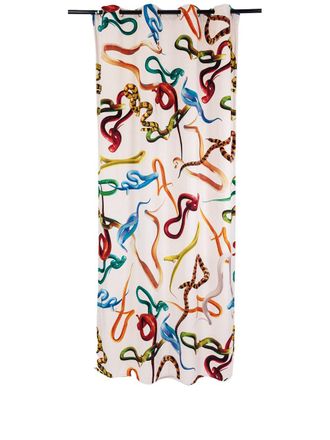 Seletti Tenda da doccia Snakes - Toni neutri